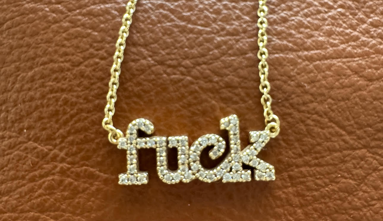 Rebel Socialite F*ck Necklace
