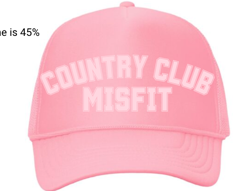 Country Club Misfit Trucker Hat