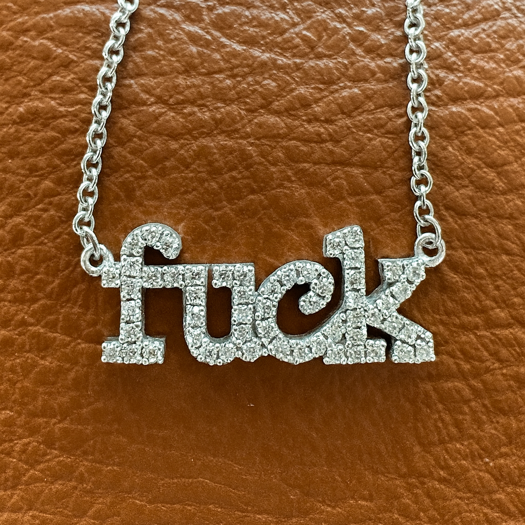 Rebel Socialite F*ck Necklace